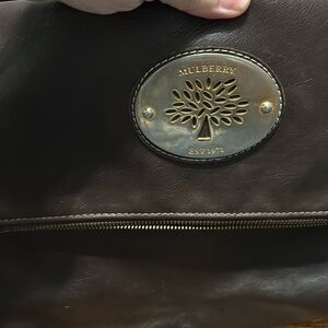 Genuine mulberry brown leather purse